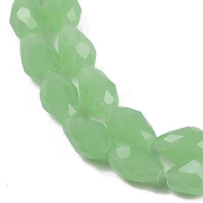 Electroplate Imitation Jade Glass Beads Strands EGLA-N013-J6mm-D04-1