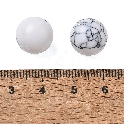 Dyed Synthetic Turquoise Sphere Beads GG-CBA391B-02D-01-1