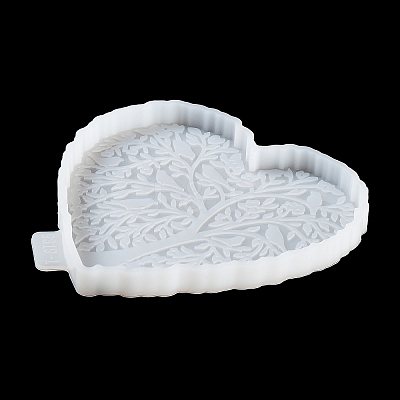 Tree of Life Pattern DIY Cup Mat Silicone Molds DIY-A046-06A-1