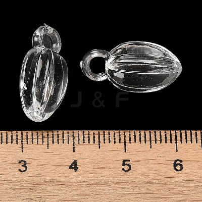Transparent Acrylic Pendants TACR-G048-39-1