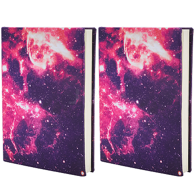 3Pcs Elastic Fabric Book Covers AJEW-CP0007-41B-1