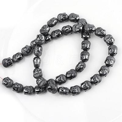 Non-magnetic Synthetic Hematite Beads Strands G-R260-35-1