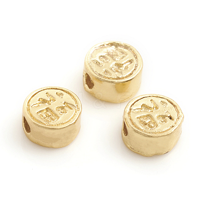 Matte Style Brass Beads KK-L155-16MG-1