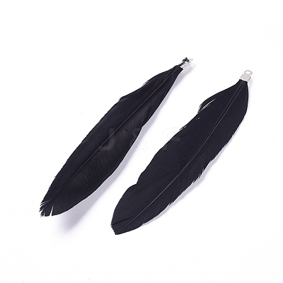 Goose Feather Pendants X-FIND-Q055-P12-1