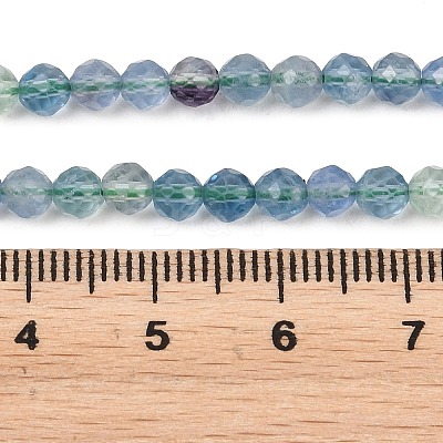 Natural Fluorite Beads Strands X-G-L662-A02-4mm-1