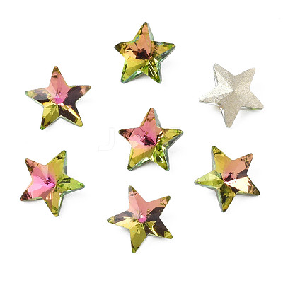 Glass Rhinestone Cabochons MRMJ-N029-04A-09-1