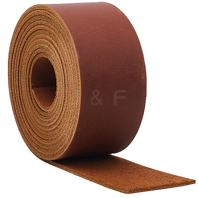 2M Flat AB Grade Cowhide Leather Cord AJEW-WH0479-73E-03-1