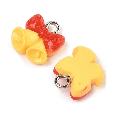 Christmas Theme Opaque Resin Pendants RESI-S08-02F-1