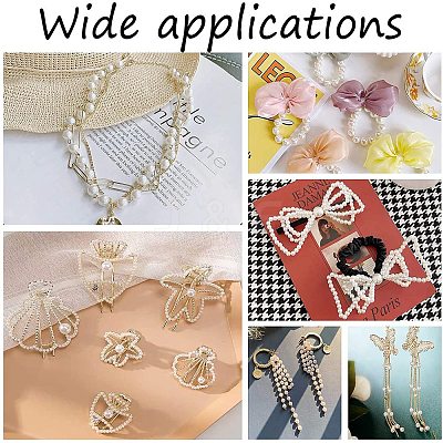 ABS Plastic Imitation Pearl Beads KY-AR0001-01-1