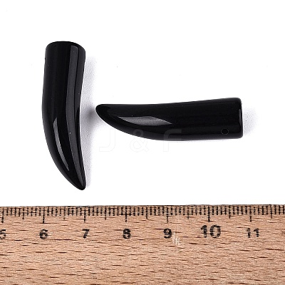 Natural Obsidian Pendants G-Q602-10C-1
