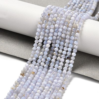 Natural Blue Lace Agate Beads Strands G-Z074-A01-01-1
