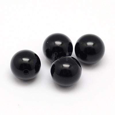 Natural Black Onyx Beads G-D708-10mm-1
