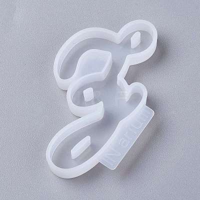 Letter DIY Silicone Molds X-DIY-I034-08Z-1