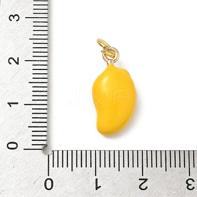 Brass Enamel Pendants KK-H523-01H-G-1