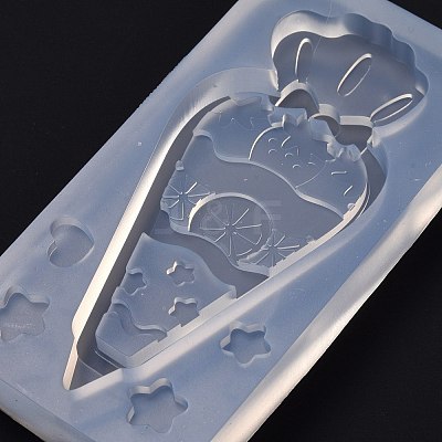 Piping Bag Shape DIY Silicone Molds DIY-I080-01B-1