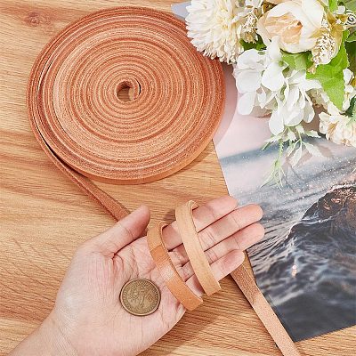 Flat Cowhide Leather Cord WL-GF0001-10D-01-1