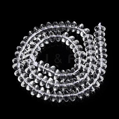 Transparent Glass Beads Strands GLAA-N001-62B-1
