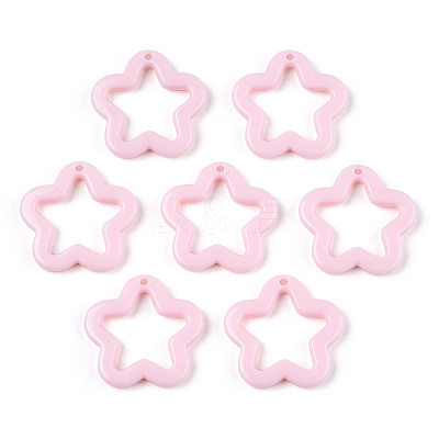 Opaque Acrylic Pendants MACR-M042-02C-1