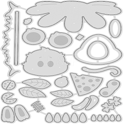 Carbon Steel Cutting Dies Stencils DIY-WH0309-051-1