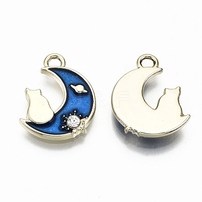 Alloy Enamel Pendants ENAM-S126-006-RS-1