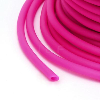 Hollow Pipe PVC Tubular Synthetic Rubber Cord RCOR-R007-3mm-11-1