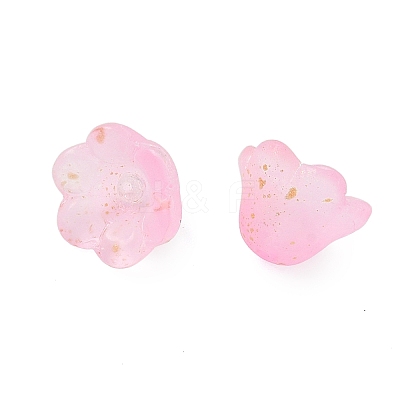 Frosted Glass Bead Cap FGLA-C001-01J-1