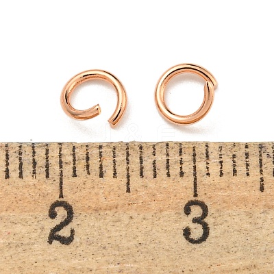 304 Stainless Steel Open Jump Rings STAS-O107-06RG-D-1