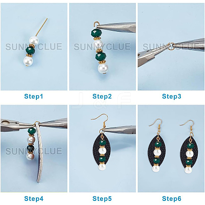 DIY Dangle Earring Making Kits DIY-SC0016-85-1