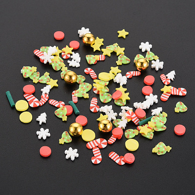 Handmade Polymer Clay Cabochons X-CLAY-N006-155-1