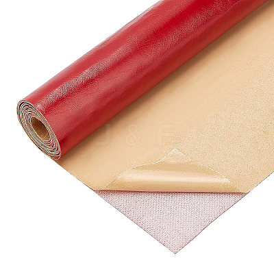 PU Leather Self-adhesive Fabric DIY-WH0209-72F-1