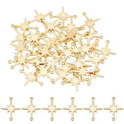 40Pcs Brass Connector Charms KK-UN0005-63-1