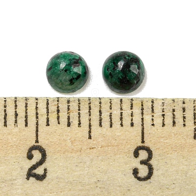 Natural Green Spot Jasper Cabochons G-H309-03-44-1