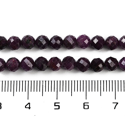 Natural Ruby Beads Strands G-P553-G01-04-1