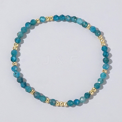 Natural Stone Bead Stretch Bracelets for Women CE2200-6-1