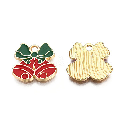 Alloy Enamel Pendants X-ENAM-T009-37B-1