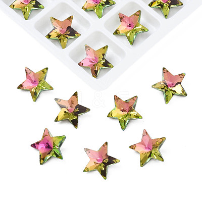 Glass Rhinestone Cabochons MRMJ-N029-04A-09-1