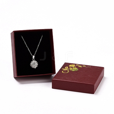 Paper with Sponge Mat Necklace Boxes OBOX-G015-01A-1