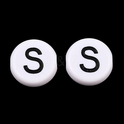 Opaque Acrylic European Beads AC-CBA3BDD-01S-1