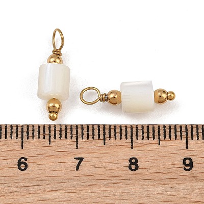 Natural Freshwater Shell Pendants SH-CBA5EEC-14G-1