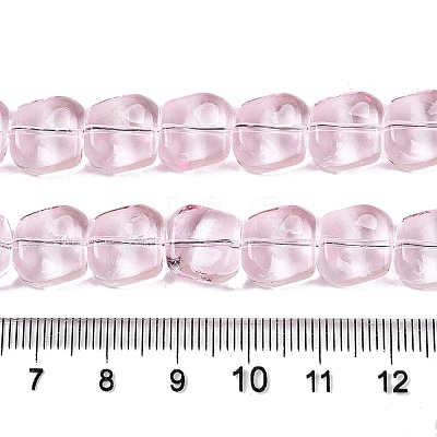 Electroplate Glass Beads Strands EGLA-N012-07F-1