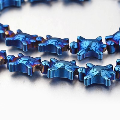 Electroplate Non-magnetic Synthetic Hematite Bead Strands G-F300-52A-05-1