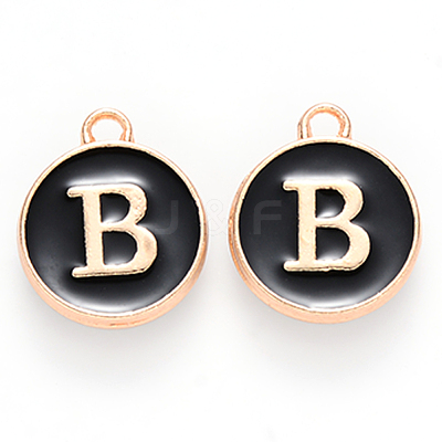 Golden Plated Enamel Alloy Charms ENAM-SZ0001-26B-B-1