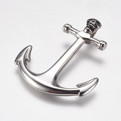 Non-Tarnish 304 Stainless Steel Big Pendants STAS-P225-065P-1