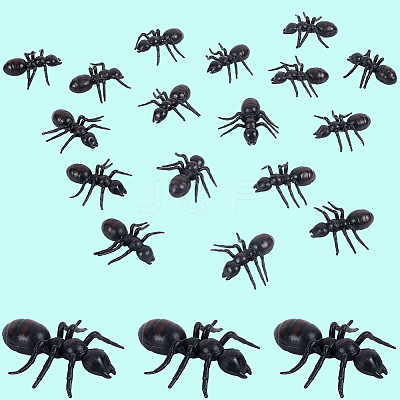30pc PVC Simulation Ant Toy Model AJEW-CP0006-18-1