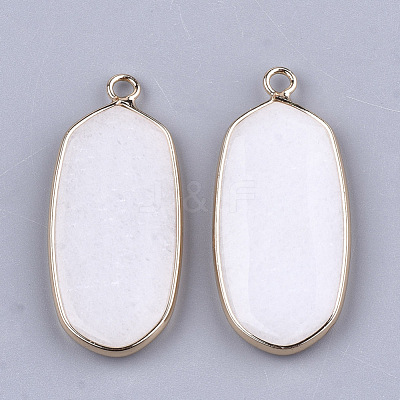 Natural White Jade Pendants G-T112-23K-1