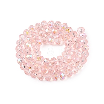 Electroplate Glass Beads Strands LS-EGLA-A044-T8mm-L22-1