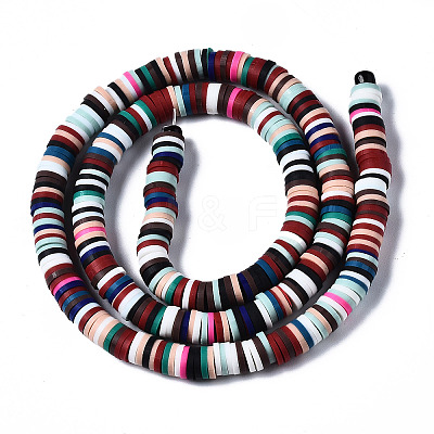 Handmade Polymer Clay Beads CLAY-R067-5.0mm-M2-1