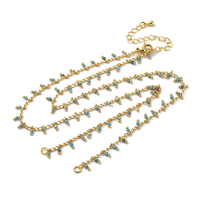 Brass Cable Chain Necklace Making KK-K337-12G-14-1