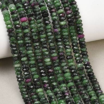 Natural Ruby in Zoisite Beads Strands GG-CBAE4D4-A09-01-1