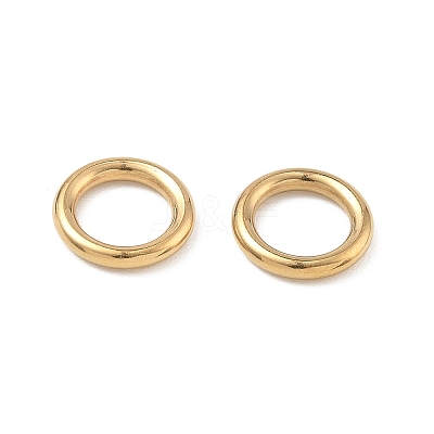 Ion Plating(IP) 304 Stainless Steel Closed Jump Rings STAS-G393-06G-01-1
